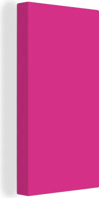 Produktbild von MuchoWow® - Leinwandbilder - Fuchsia - Neon - Farben, Wandbild, Wanddeko Bilder Wohnzimmer, 40x80cm