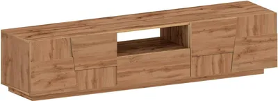Produktbild von Dmora TV-Schrank Vanni 220x44x46 cm Braun, 2 Regale
