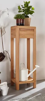 Produktbild von Blumensäule 30x90cm "Bayreuth" Kernbuche massiv