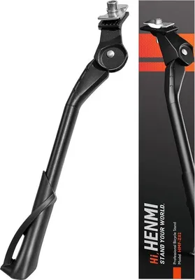 Productafbeelding van Unyqoos® standaard voor fietsen – in hoogte verstelbaar van 33 tot 42 cm, geschikt voor wielen van 24/26/27,5/28/29 inch, aluminiumlegering, maximale draagvermogen 35 kg, grote antislipvoet