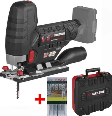 Produktbild von PARKSIDE Performance 12V Akku-Stichsäge PPSTKA 12. Koffer, 10 tlg Bosch Sägeblätter,ohne Akku, Ladegerät