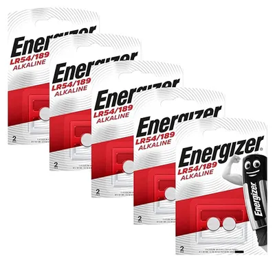 Productafbeelding van Energizer - LR54/189 alkaline knoopcelbatterij - 5 verpakkingen met elk 2 stuks (totaal)