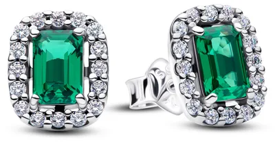 Produktbild von Halo-Ohrringe für Damen Timeless, 925er Silber von PANDORA