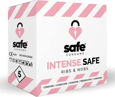 Produktbild von SAFE - Kondome Intense Safe Ribs & Nobs (36 Stück)