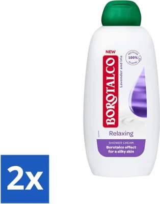 Obrázek produktu pro Borotalco - sprchový gel - relaxační - levandule a kosatec - 250 ml - hodnotné balení - 2 kusy