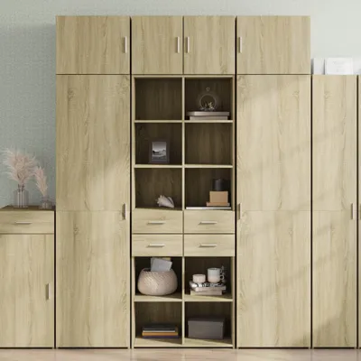 Obrázok produktu pre vidaXL Highboard Sonoma-dub 70x42,5x185 cm materiál na báze dreva