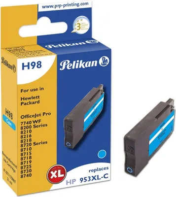 Produktbild von Pelikan Patrone HP H98 F6U16AE HP953XL cyan remanufactured