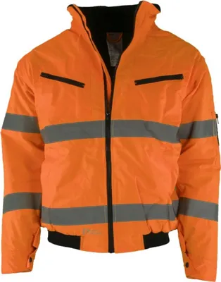 Zdjęcie produktu dla ASATEX PREVENT pomarańczowa kurtka pilotka o wysokiej widoczności rozmiar L - 174OA/L