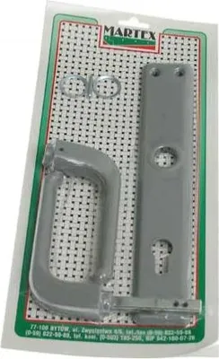 Produktbild von Klamka 90 WB Türgriff für Tor grau