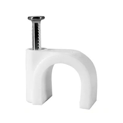 Productafbeelding van Nagelklemmen, 8 mm - Rond - Wit - 100 stuks per doos