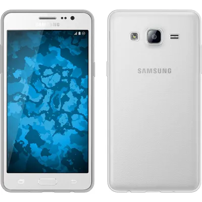 Produktbild von PhoneNatic Case kompatibel mit Samsung Galaxy On5 - clear Silikon Hülle Slimcase + 2 Schutzfolien