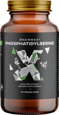 Obrázok produktu pre BrainMax Fosfatidylserín, 100 mg, 60 vegetariánskych kapsúl