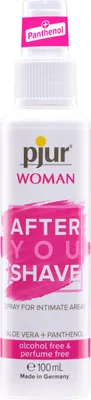 Produktbild von pjur WOMAN After you shave - Pflegespray mit Panthenol - für den empfindlichen Intimbereich - nie mehr Rasierpickel (100ml)