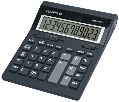 Obrázek produktu pro Olympia Lcd612Sd Tischrechner Schwarz