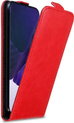 Obrázek produktu pro Cadorabo pouzdro pro Samsung Galaxy NOTE 20 ULTRA Protective Cover in Red Flip Case Obal na mobilní telefon