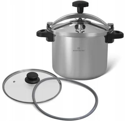 Zdjęcie produktu dla SZYBKOWAR GARNEK Ciśnieniowy 2w1 Stalowy 5L 22cm Indukcja Gaz 5731