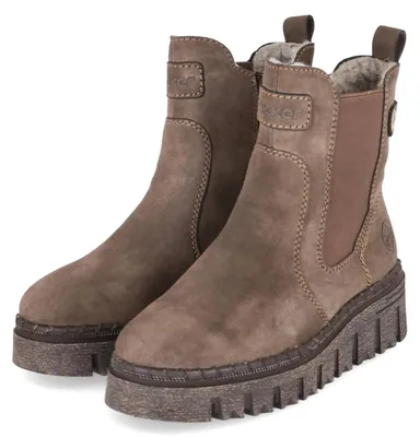 Produktbild von Rieker Damen Chelsea Boots Braun Synthetik Größe: 40