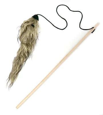 Produktbild von Aumüller Katzenspielzeug Angel Woozle + Frettchen mit Katzenminze 35 cm beige