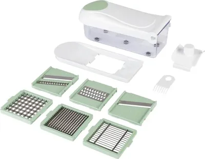 Produktbild von Ernesto® Multifunktionsschneider Gemüseschneider mit 6 Einsätzen