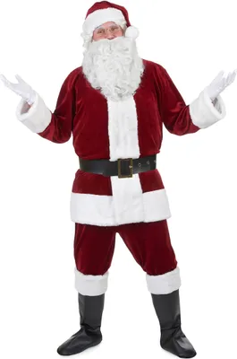 Immagine prodotto di Costume da Babbo Natale rosso e bianco - L