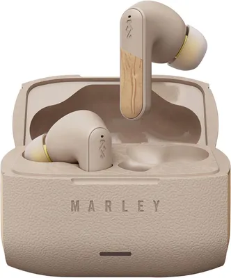 Produktbild von Trenchtown ANC In-Ear Bluetooth Kopfhörer, kabellos, Noise Cancelling, Mikrofon, IPX5, 24h Akku, Touch-Steuerung, nachhaltige Materialien, Cream