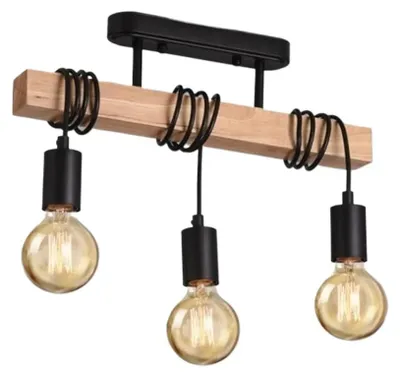 Zdjęcie produktu dla Lampa wisząca, styl boho vintage, konstrukcja drewniana, 1 sztuka, bez żarówki