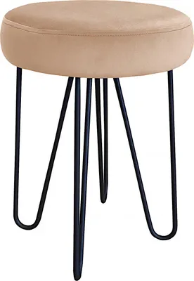 Produktbild von Taboret Venus HAIRPIN noga czarna MG06 Taboret na trzech nogach ATOS
