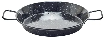 Productafbeelding van Paella Pan, geëmailleerd staal, zwart, 20 cm