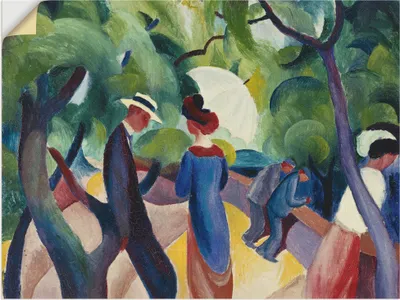 Produktbild von ARTland Wandbild, selbstklebend Promenade. 1913 Größe: 40x30 cm