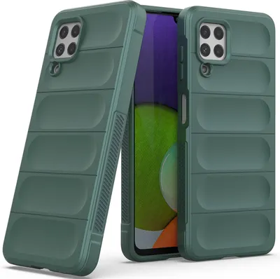 Image de Galaxy A22 4G Case, étui de protection antichoc en TPU Silicone pour Samsung Galaxy M32 4G / A22 4G Vert