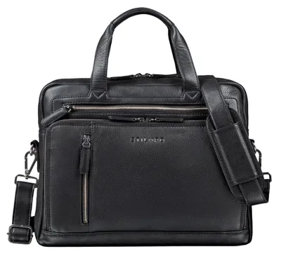 Produktbild von Leder Schultertasche für Damen mit Laptopfach 13,3 Zoll