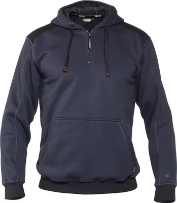 Obrázek produktu pro DASSY® Indy mikina s kapucí NIGHT BLUE/BLACK velikost M délka: STANDARD