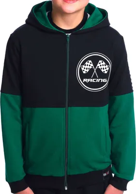 Produktbild von BEZLIT Jungen Sweatjacke mit Motiv Druck Dunkelgrün 116