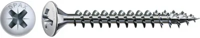 Zdjęcie produktu dla Spax śruba uniwersalna 3.5 x 25 mm łeb stożkowy Phillips Z pełny gwint 4CUT WIROX A3J 1000 szt