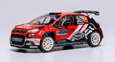 Produktbild von IXO 1:43 Citroen C3 Rally2, WRC, Rally Monte Carlo, 2025, #22 Y.Rossel/A.Dunand