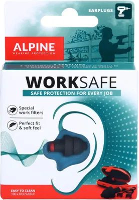Immagine prodotto di Tappi per orecchie Alpine WorkSafe, 2 tappi per orecchie