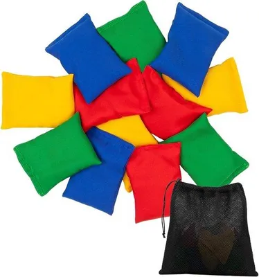 Produktbild von Kinderzitzakken 32 x 48 cm, maïsgrond, dubbel gestikt, voor jongleren und Bälle werfen