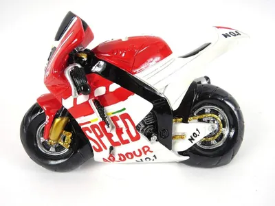 Produktbild von Spardose Motorrad Poly B18 x T7 x H14 cm rot