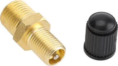 Image de 2 pièces 1/4 pouce NPT MPT laiton compresseur d'air vanne de remplissage du réservoir