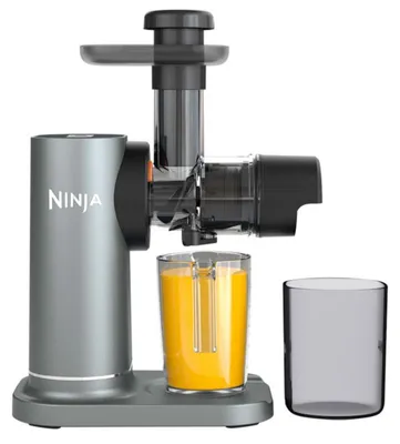 Obrázek produktu pro Odstředivka 3v1 Ninja NeverClog JC152EU, 150W, 700 ml, Studený lis, Krájení, Strouhání, Filtry na dužinu, Šedá