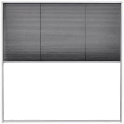 Zdjęcie produktu dla Plisowana moskitiera do okien aluminiowych 120x120 cm