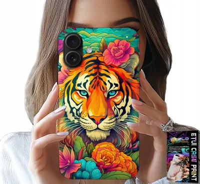 Produktbild von Etui Do Iphone 17 - Zwierzęce Wzory Tygrys Tygrysek Case