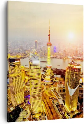 Produktbild von Bild auf Leinwand - Leinwandbild - Einteilig - Architektur asien gebäude - 50x70cm - Wand Bild - Wanddeko - Wandbilder - Leinwanddruck - Wanddekoration - Leinwand bilder - Wandbild - PA50x70-2399