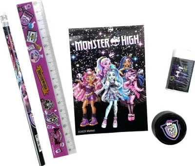Produktbild von Monster High Schreibset 5-teilig Schule Mädchen Grusel-Fans