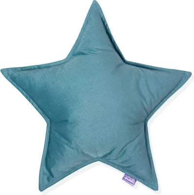 Produktbild von Sternkissen Samt Smaragd 45x45cm Babyfreundlich Verklumpungsfreie Füllung