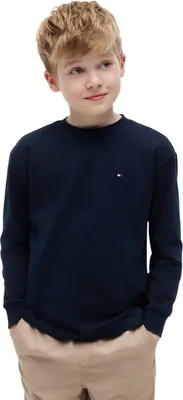 Productafbeelding van Tommy Hilfiger jongens T-shirt met lange mouwen, model KB0KB09846, andere tops, blauw, maat 24 maanden