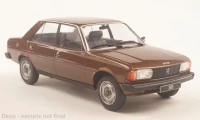 Immagine prodotto di Peugeot 305 1977 marrone metallizzato in scala 1:24 Modello di auto Whitebox