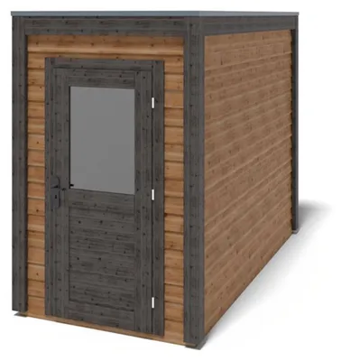 Immagine prodotto di Casetta da giardino in legno Veya 1.59x3.09 m - 4.91 m2 - 28 mm - impregnata