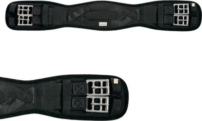 Immagine prodotto di KAVALKADE Sottopancia corto da sella Klimatex con elastico su entrambi i lati, nero, 70 cm