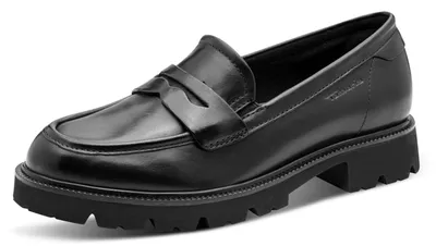 Produktbild von Tamaris Damen Wide FIT Slipper aus Leder, Black Nappa, 37
